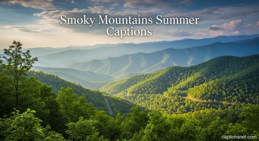 Smoky Mountains Summer Captions