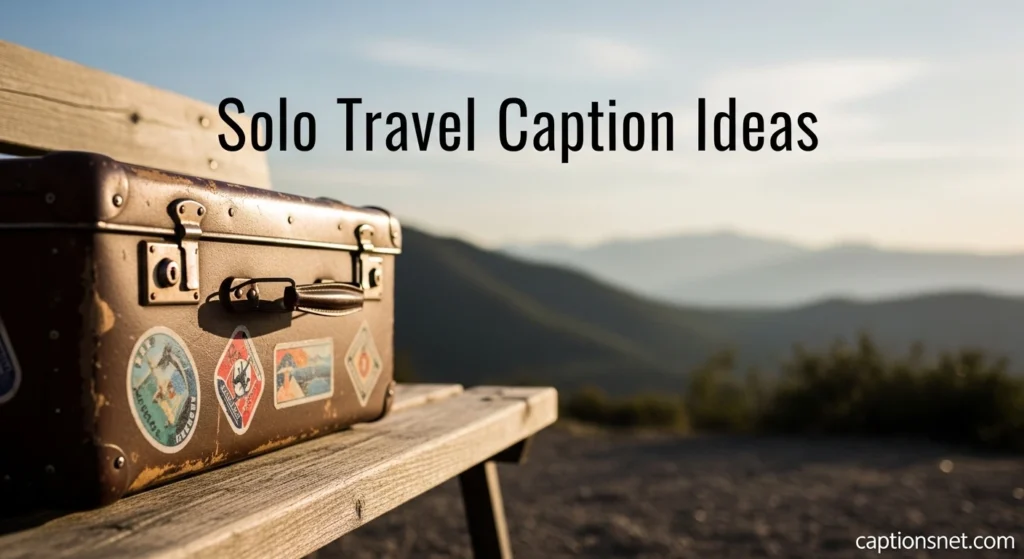 Solo Travel Caption Ideas