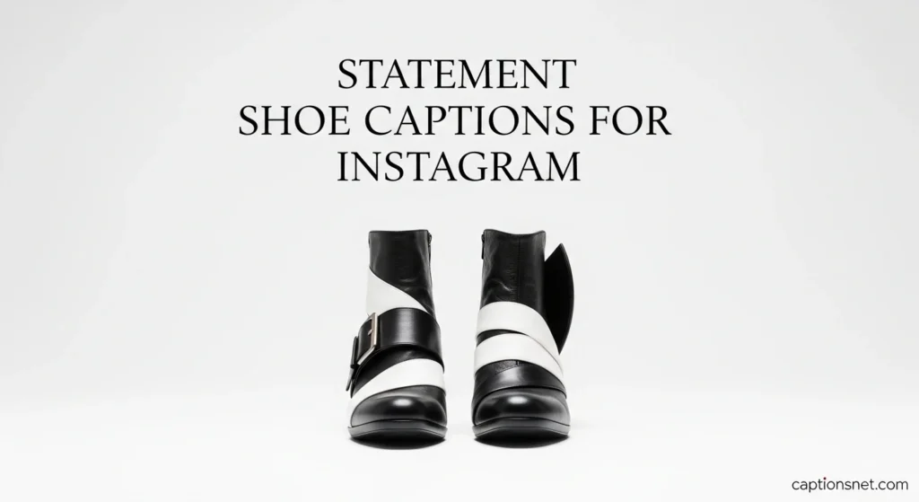 Statement Shoe Captions for Instagram