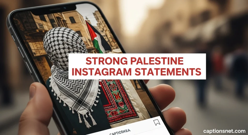 Strong Palestine Instagram Statements