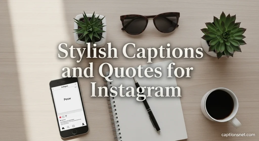 Stylish Captions and Quotes for Instagram