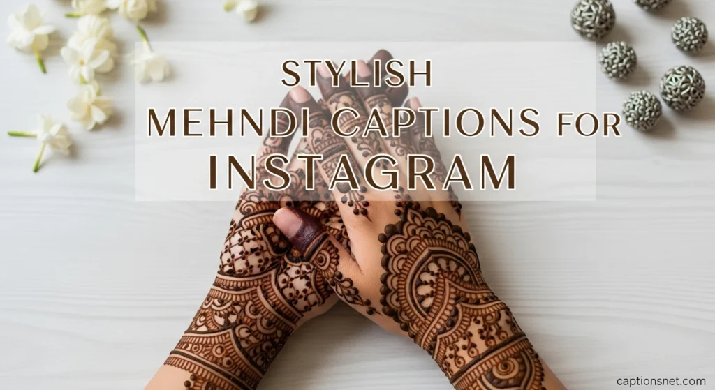 Stylish Mehndi Captions for Instagram