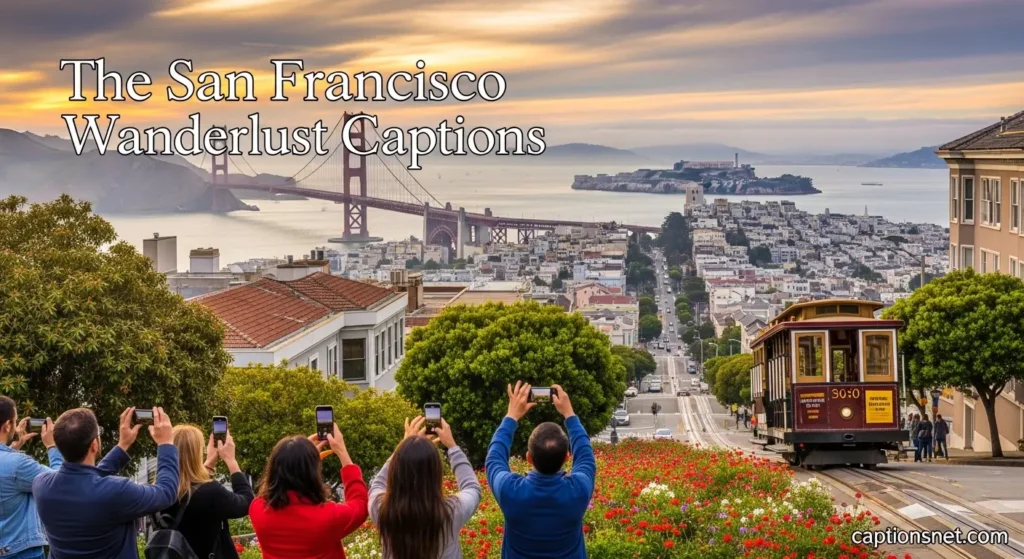The San Francisco Wanderlust Captions