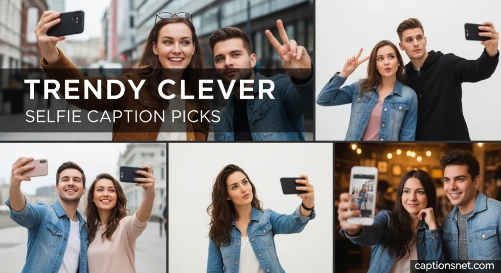 Trendy Clever Selfie Caption Picks