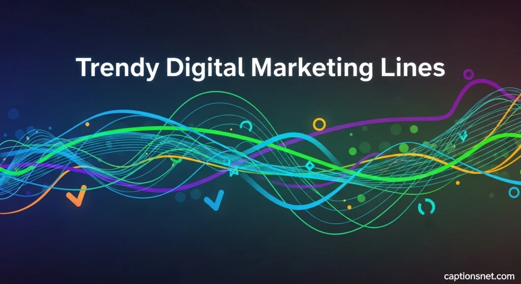 Trendy Digital Marketing Lines