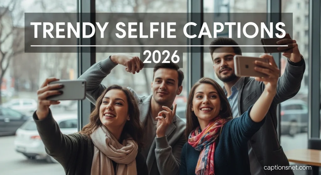 Trendy Selfie Captions 2026