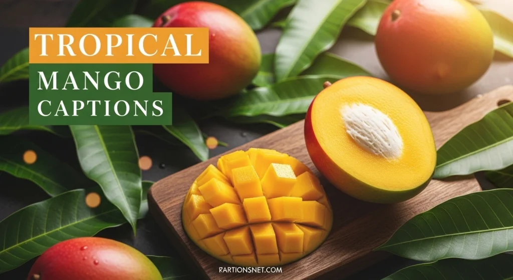 Tropical Mango Captions