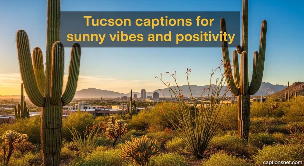 Tucson captions for sunny vibes and positivity