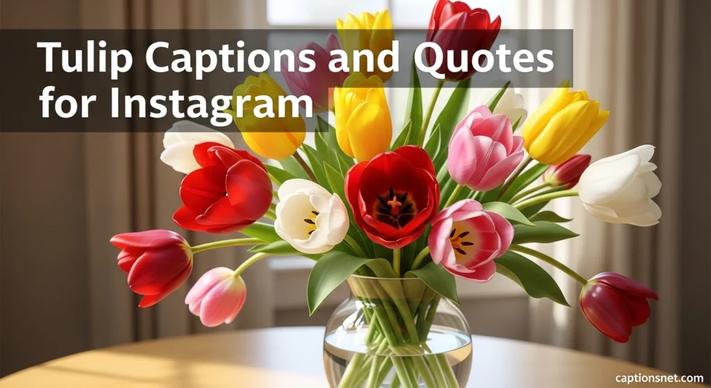 Tulip Captions and Quotes for Instagram