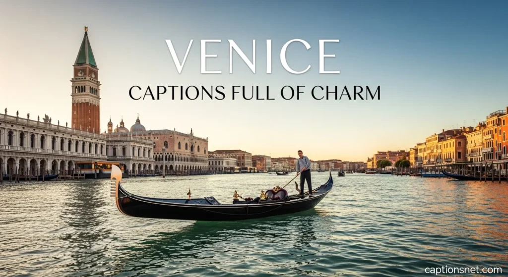 Venice Captions Full of Charm