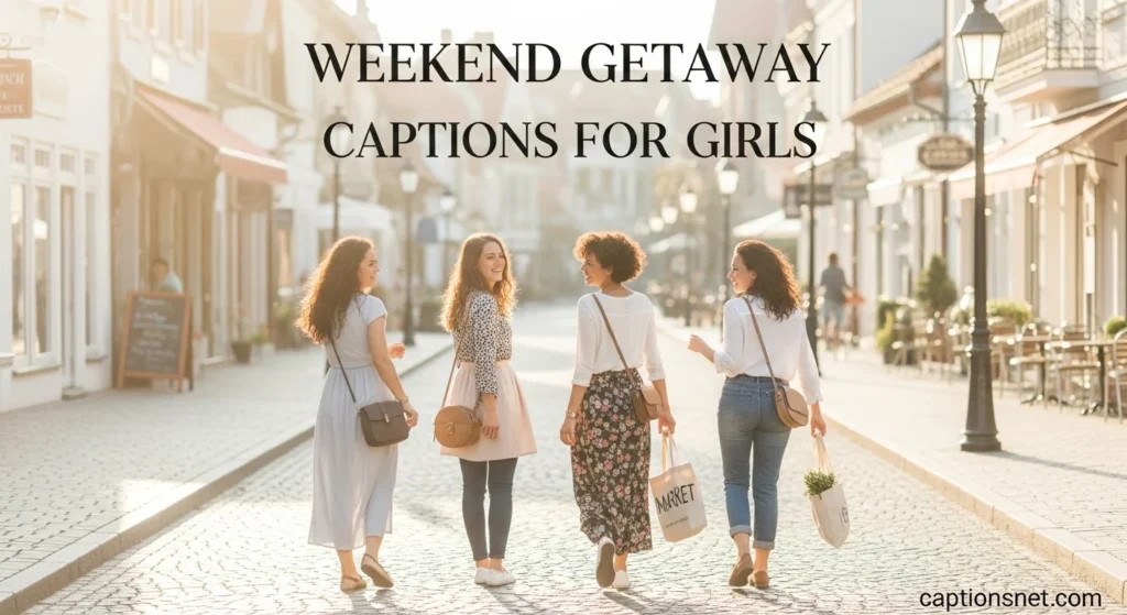 Weekend Getaway Captions for Girls