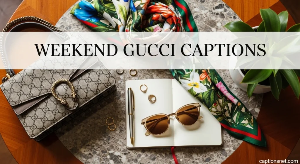 Weekend Gucci Captions