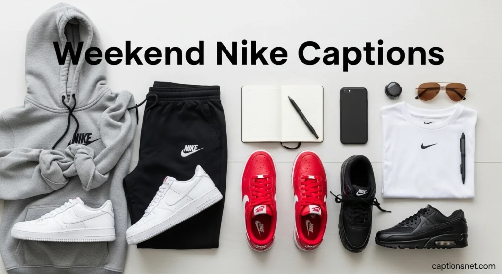 Weekend Nike Captions