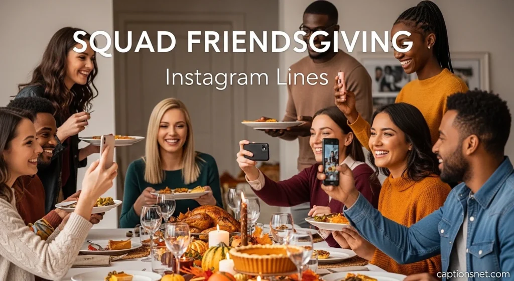 Squad Friendsgiving Instagram Lines