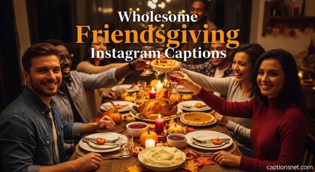 Wholesome Friendsgiving Instagram Captions