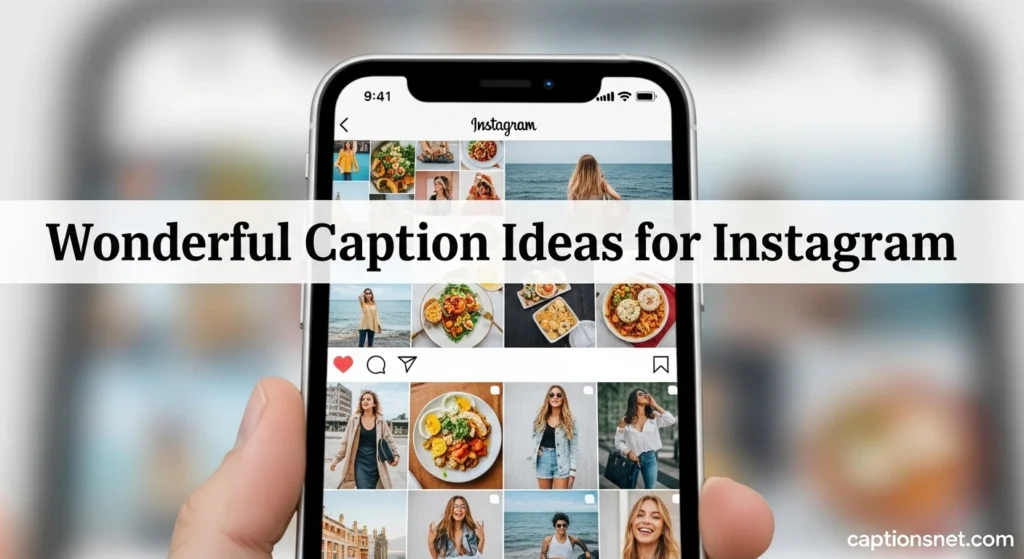 Wonderful Caption Ideas for Instagram