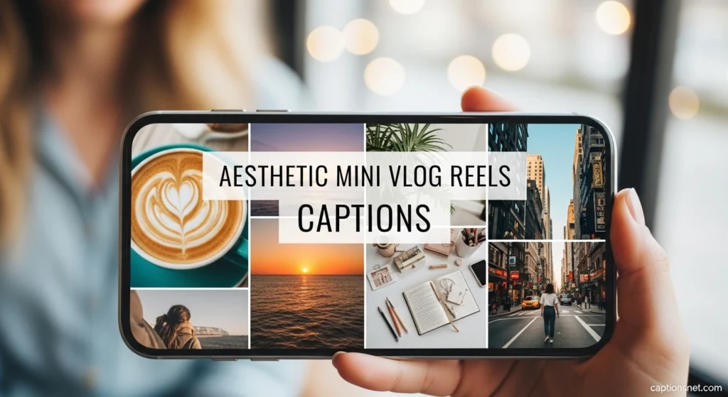 Aesthetic Mini Vlog Reels Captions