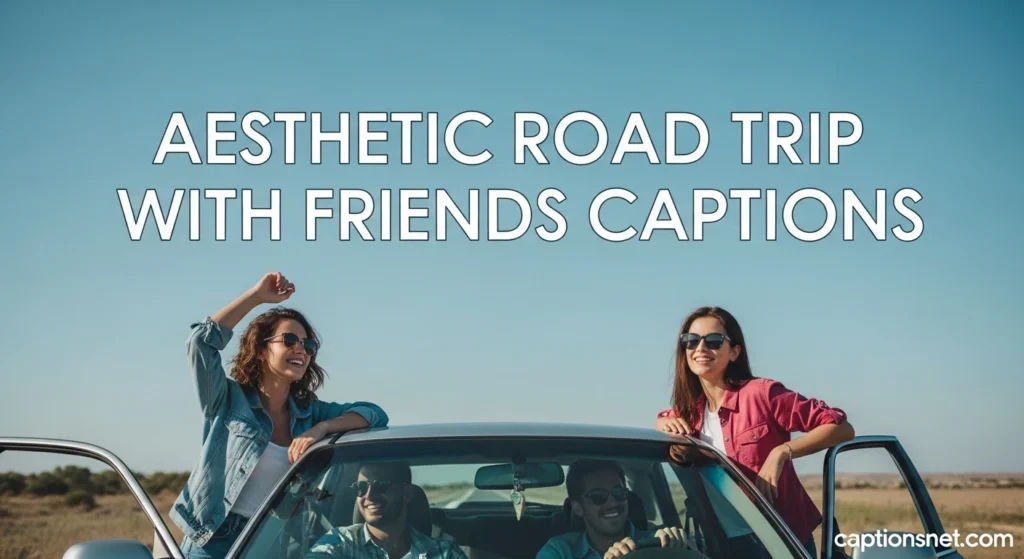 Aesthetic Road Trip With Friends Captions