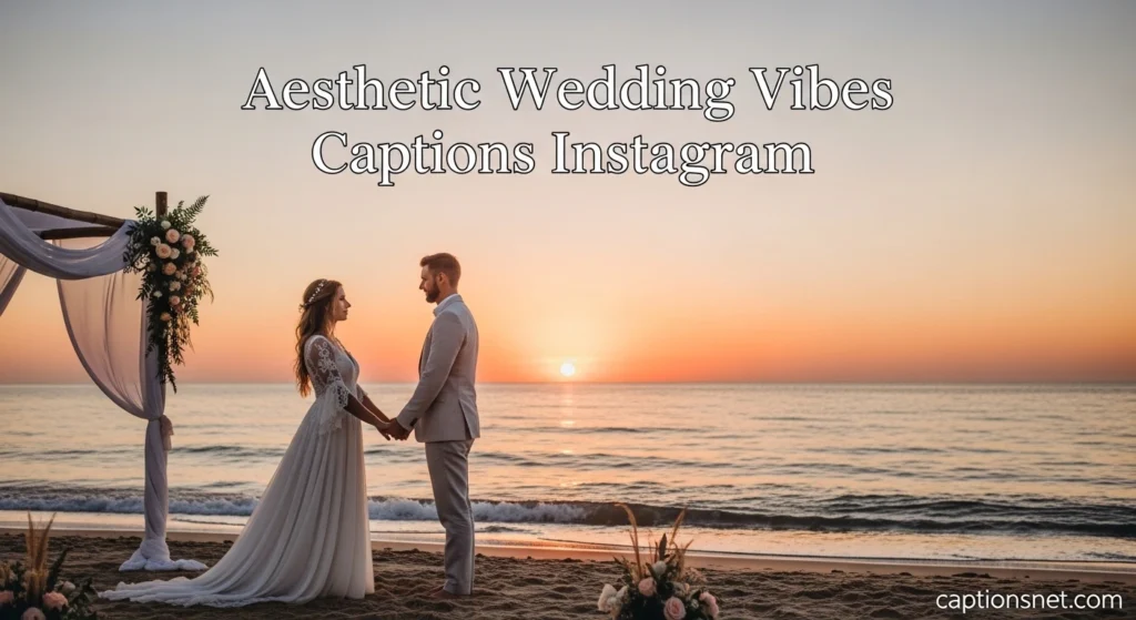 Aesthetic Wedding Vibes Captions Instagram