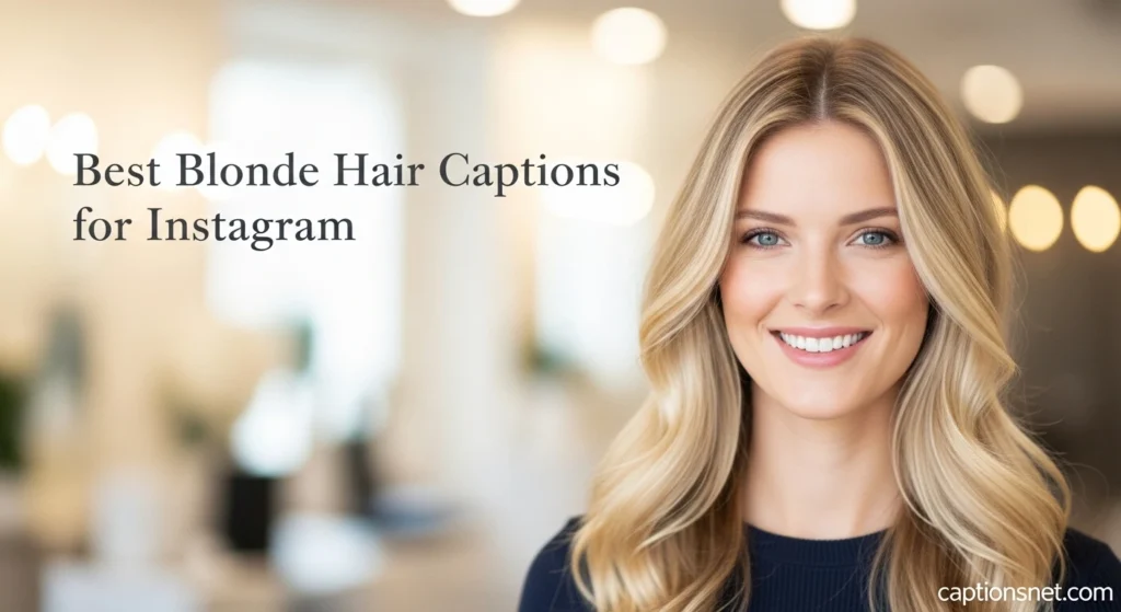 Best Blonde Hair Captions for Instagram
