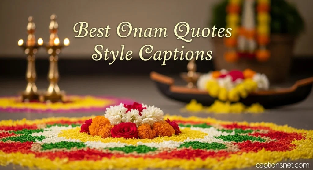 Best Onam Quotes Style Captions
