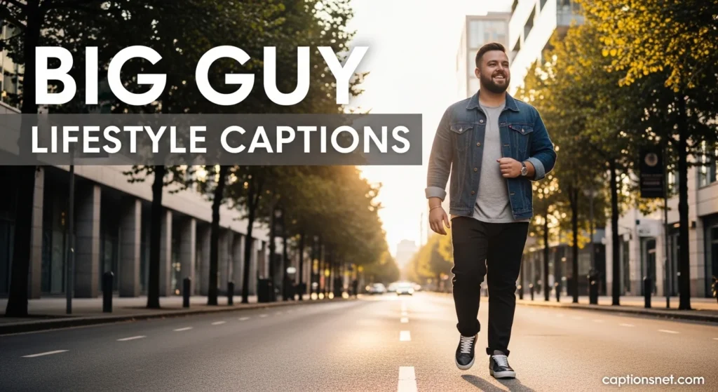 Big Guy Lifestyle Captions
