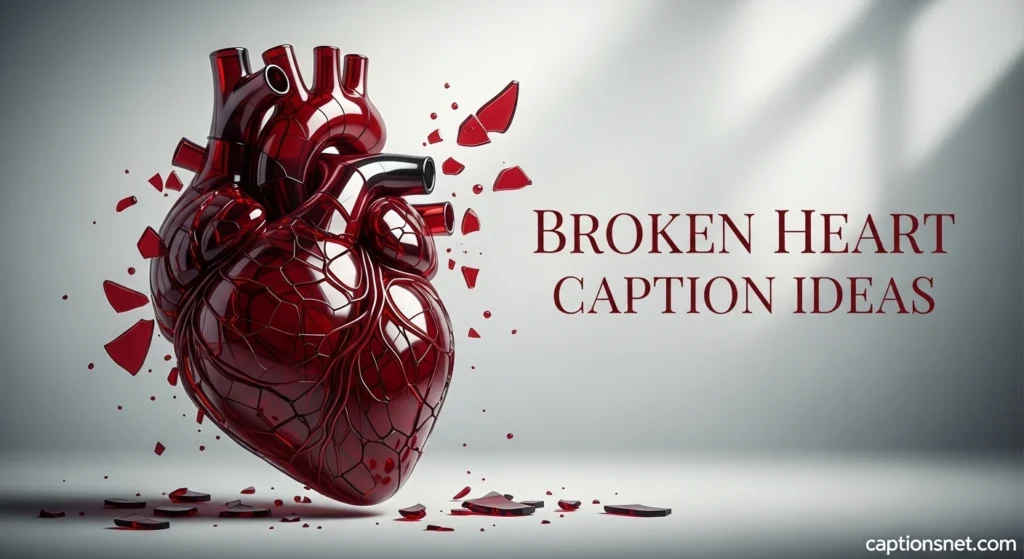 Broken Heart Caption Ideas