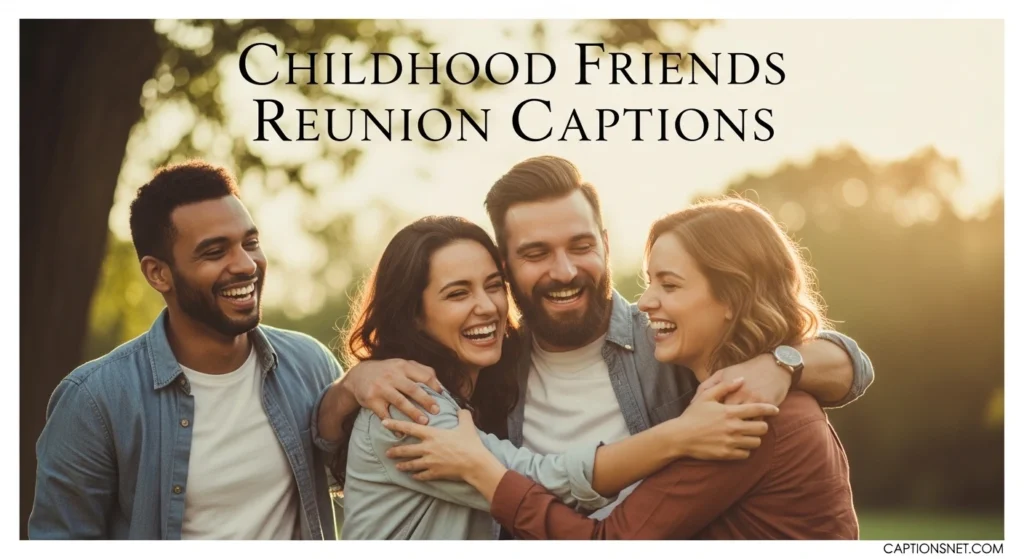 Childhood Friends Reunion Captions