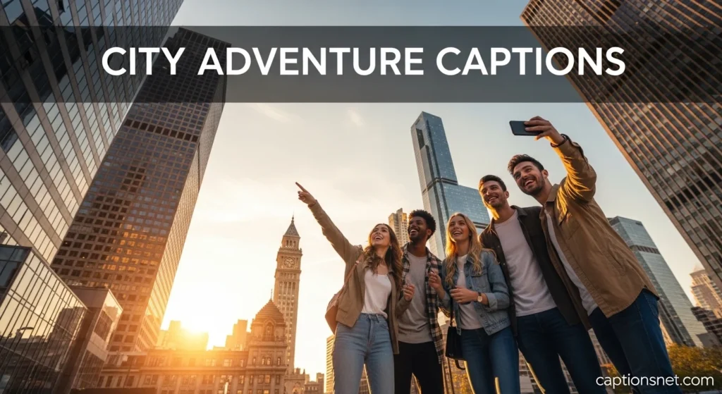 City Adventure Captions