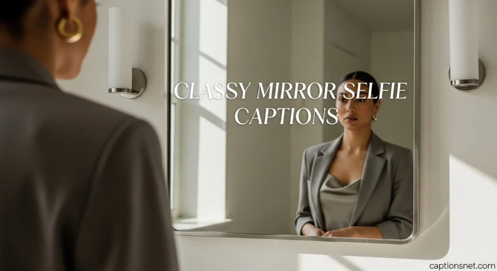 Classy Mirror Selfie Captions