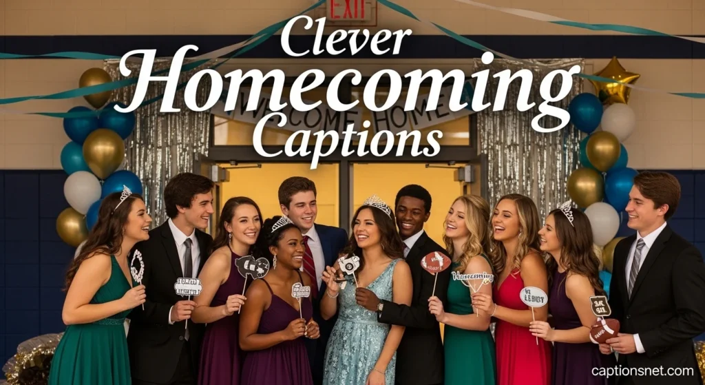Clever Homecoming Captions