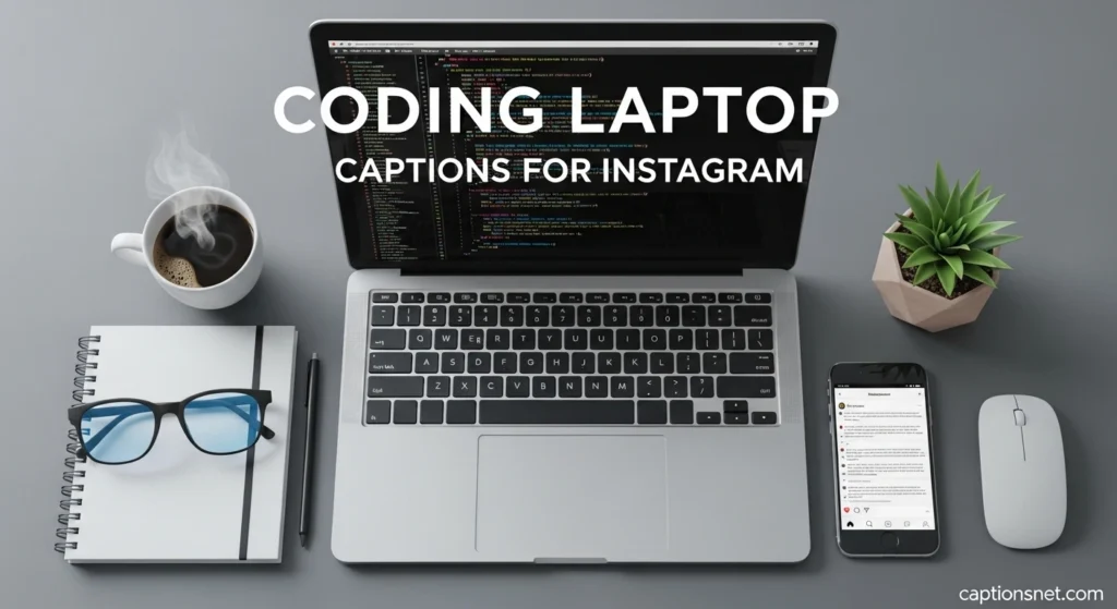 Coding Laptop Captions For Instagram
