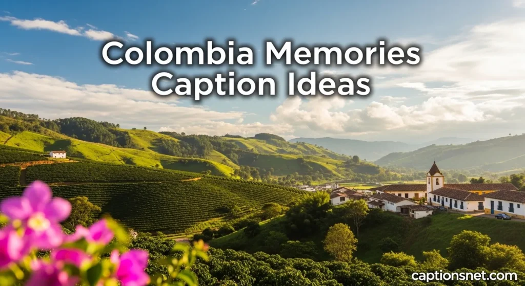 Colombia Memories Caption Ideas