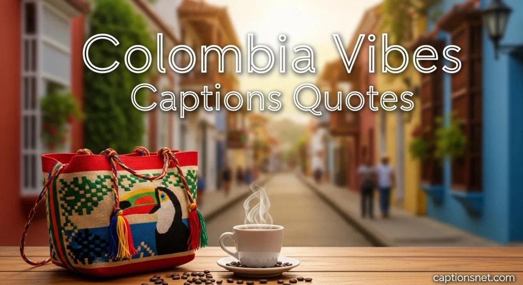 Colombia Vibes Captions Quotes