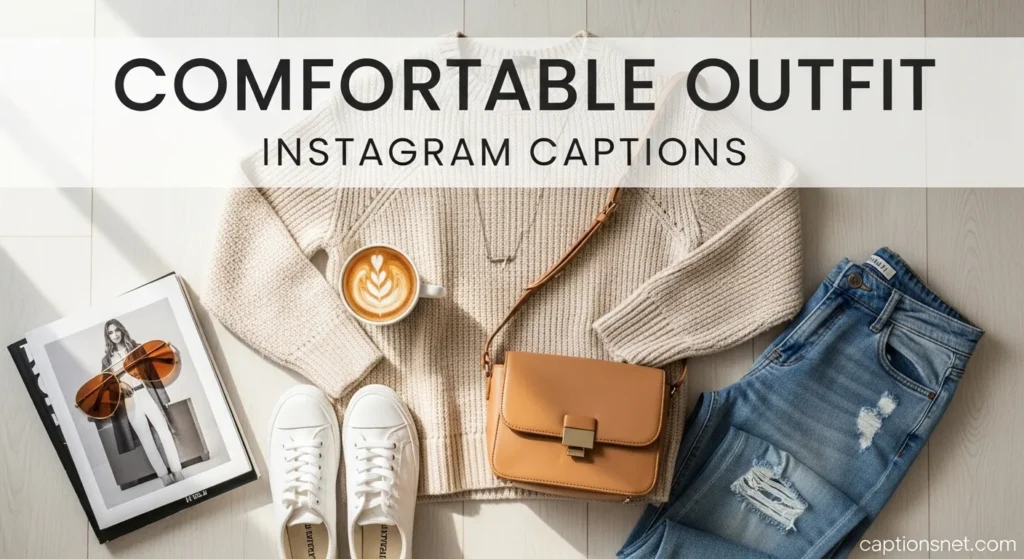 Comfortable Outfit Instagram Captions