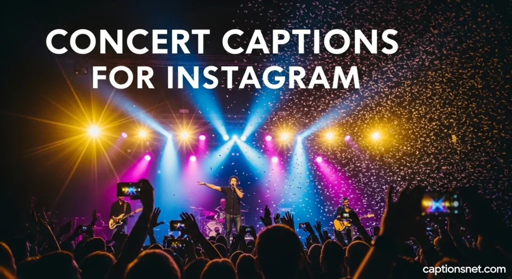 Concert Captions for Instagram