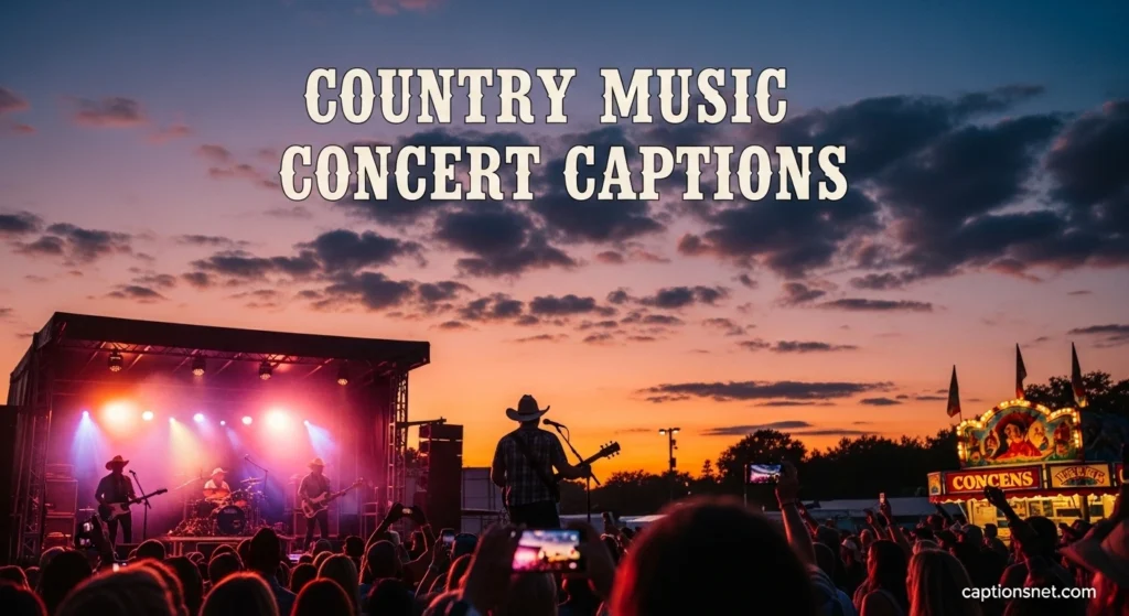 Country Music Concert Captions