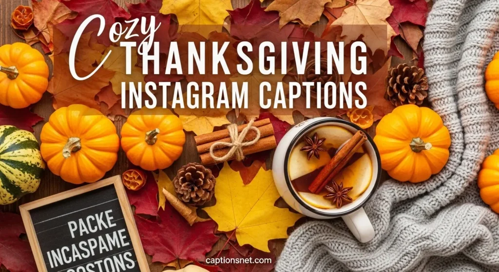Cozy Thanksgiving Instagram Captions