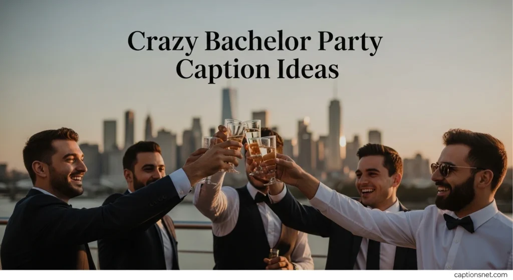 Crazy Bachelor Party Caption Ideas