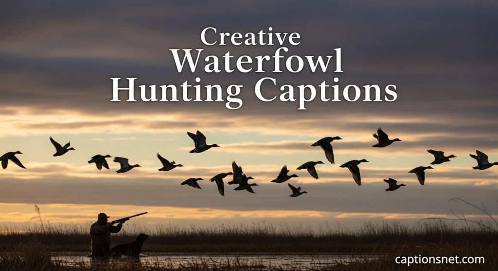 Creative Waterfowl Hunting Captions