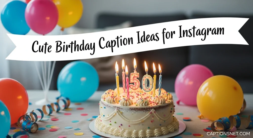 Cute Birthday Caption Ideas for Instagram