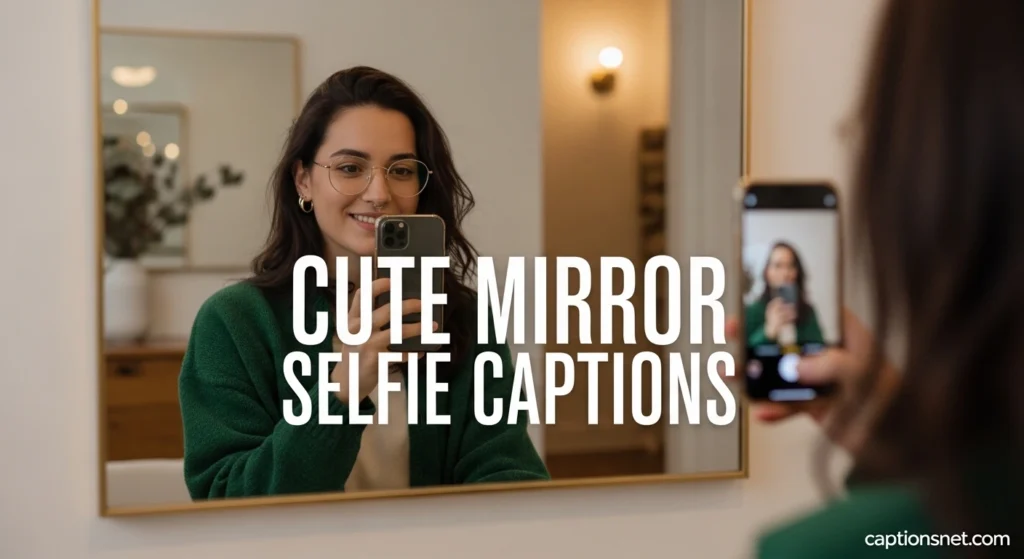 Cute Mirror Selfie Captions