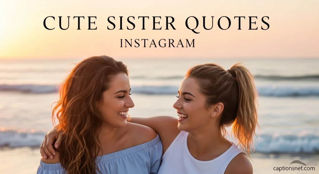 Cute Sister Quotes Instagram