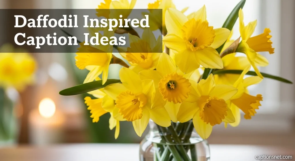 Daffodil Inspired Caption Ideas