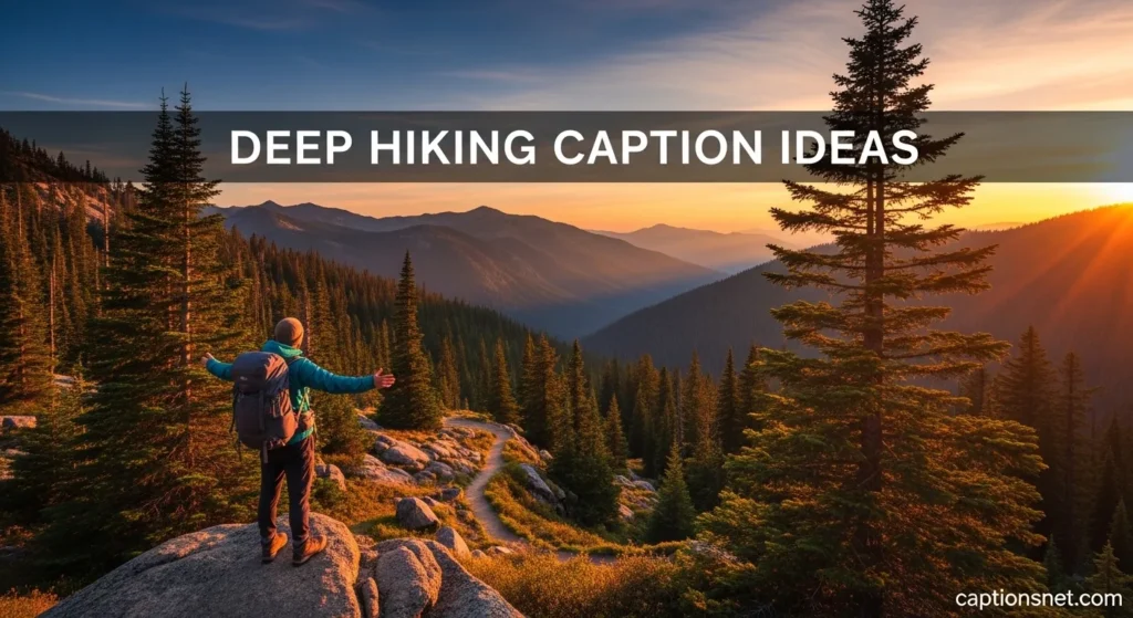 Deep Hiking Caption Ideas