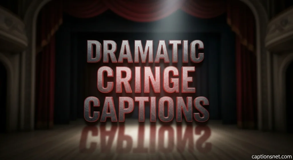 Dramatic Cringe Captions