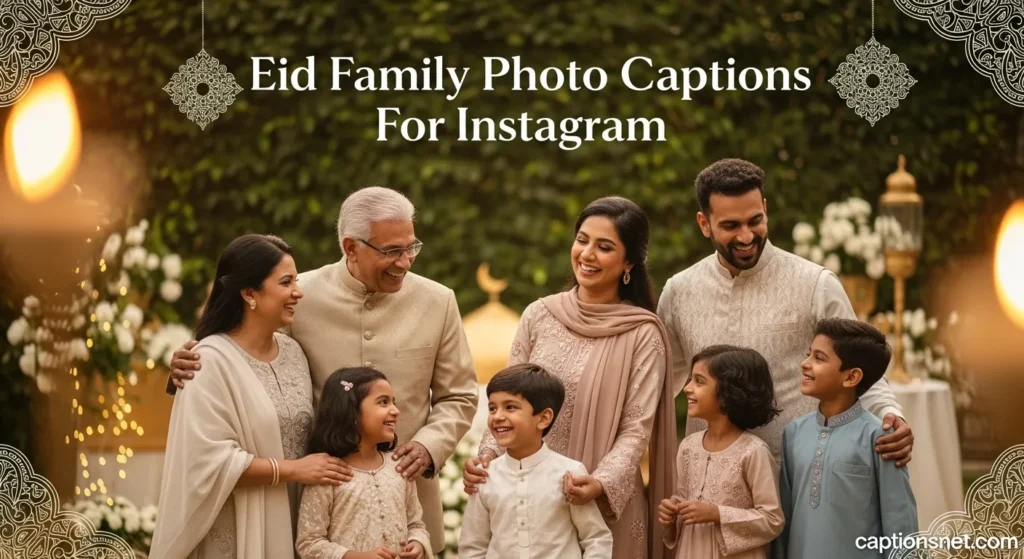 Eid Family Photo Captions For Instagram