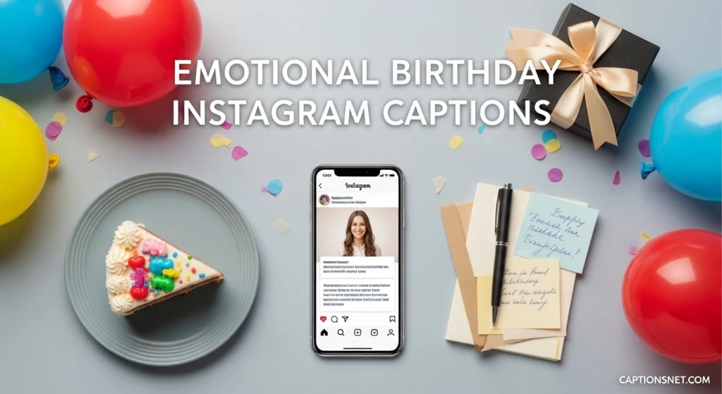 Emotional Birthday Instagram Captions