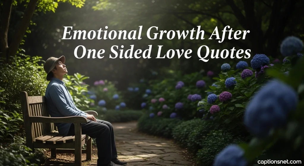 Emotional Growth After One Sided Love Quotes