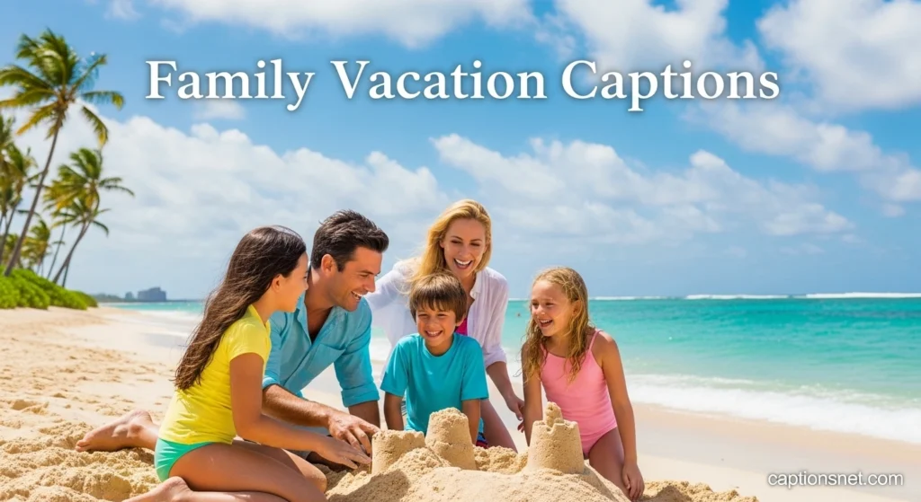 Family Vacation Captions
